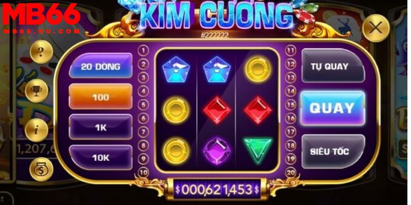 Kim Cương là tựa game nổ hũ chinh phục mọi thành viên tham gia